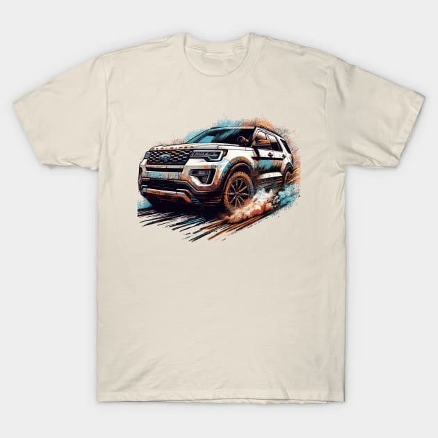 Ford Explorer T-Shirt by Vehicles-Art